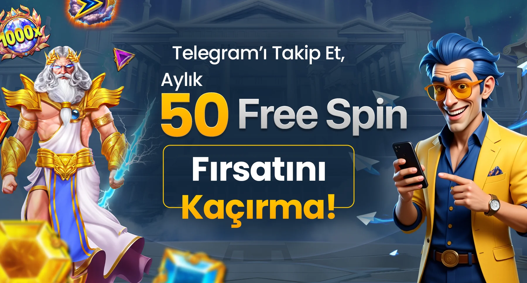Fenomenbet’te 50 Freespin Kazanma Fırsatı